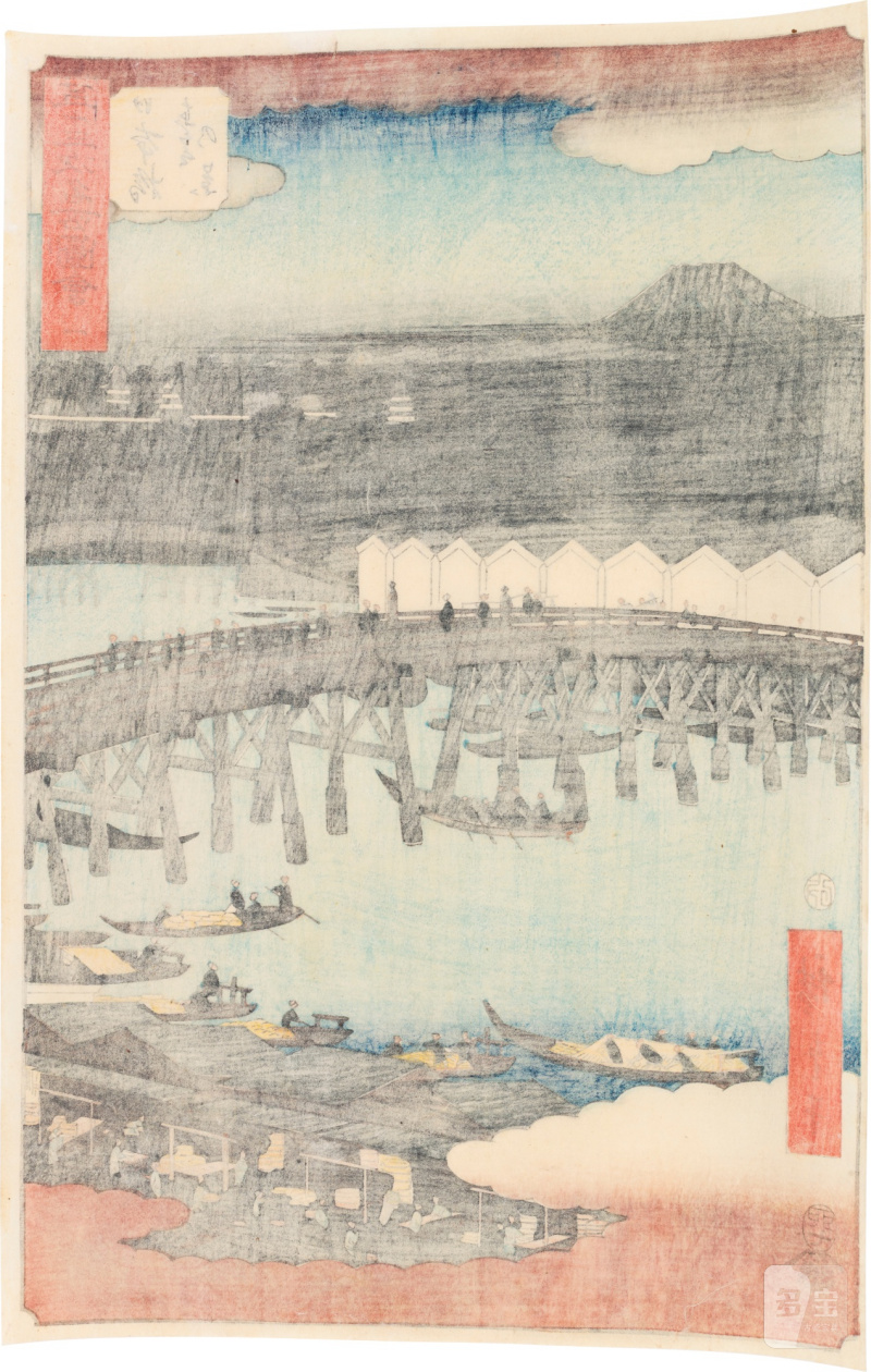 Utagawa Hiroshige (1797-1858) | The complete set of Famous Sights of the Fifty-three Stations (Gojusan tsugi meisho zue), also known as the Vertical Tokaido | Edo period, 19th century - 图8